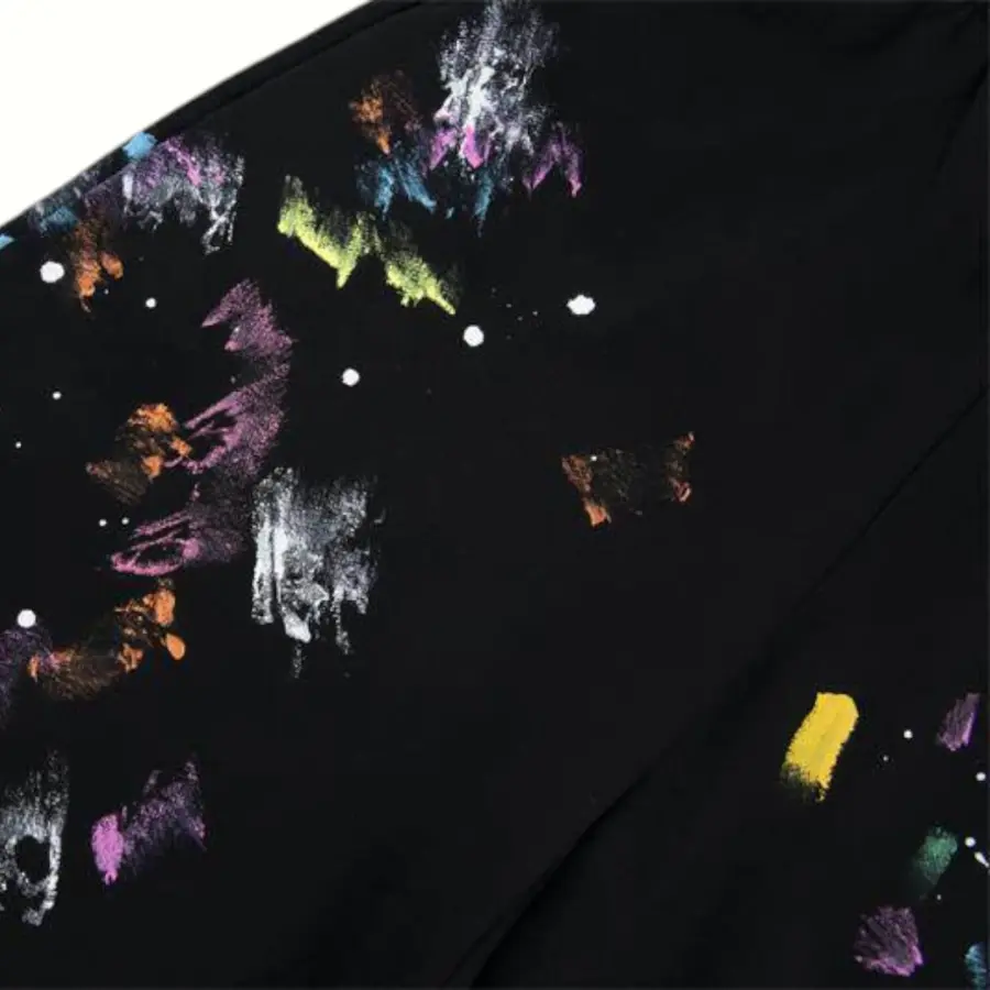 Gallery Dept Paint Splatter Shorts – Black