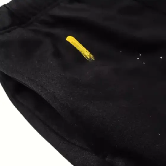 Gallery Dept. Paint Splatter Sweat Shorts - Black