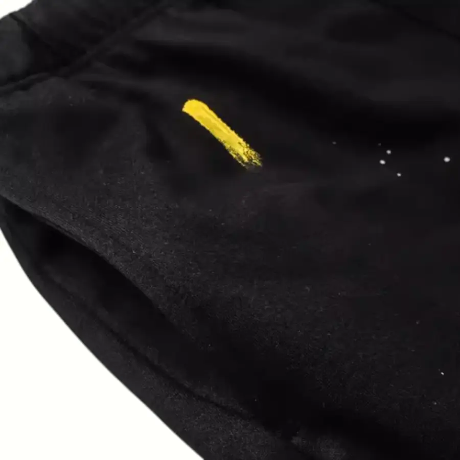 Gallery Dept. Paint Splatter Sweat Shorts - Black