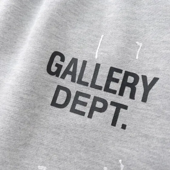 Gallery Dept. Painted Flare Sweat Pants - Gray