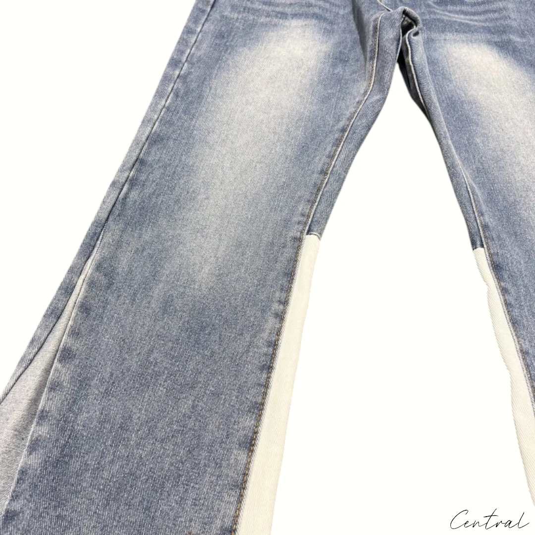 Gallery Dept. Split Flare Denim Jeans – Light Blue