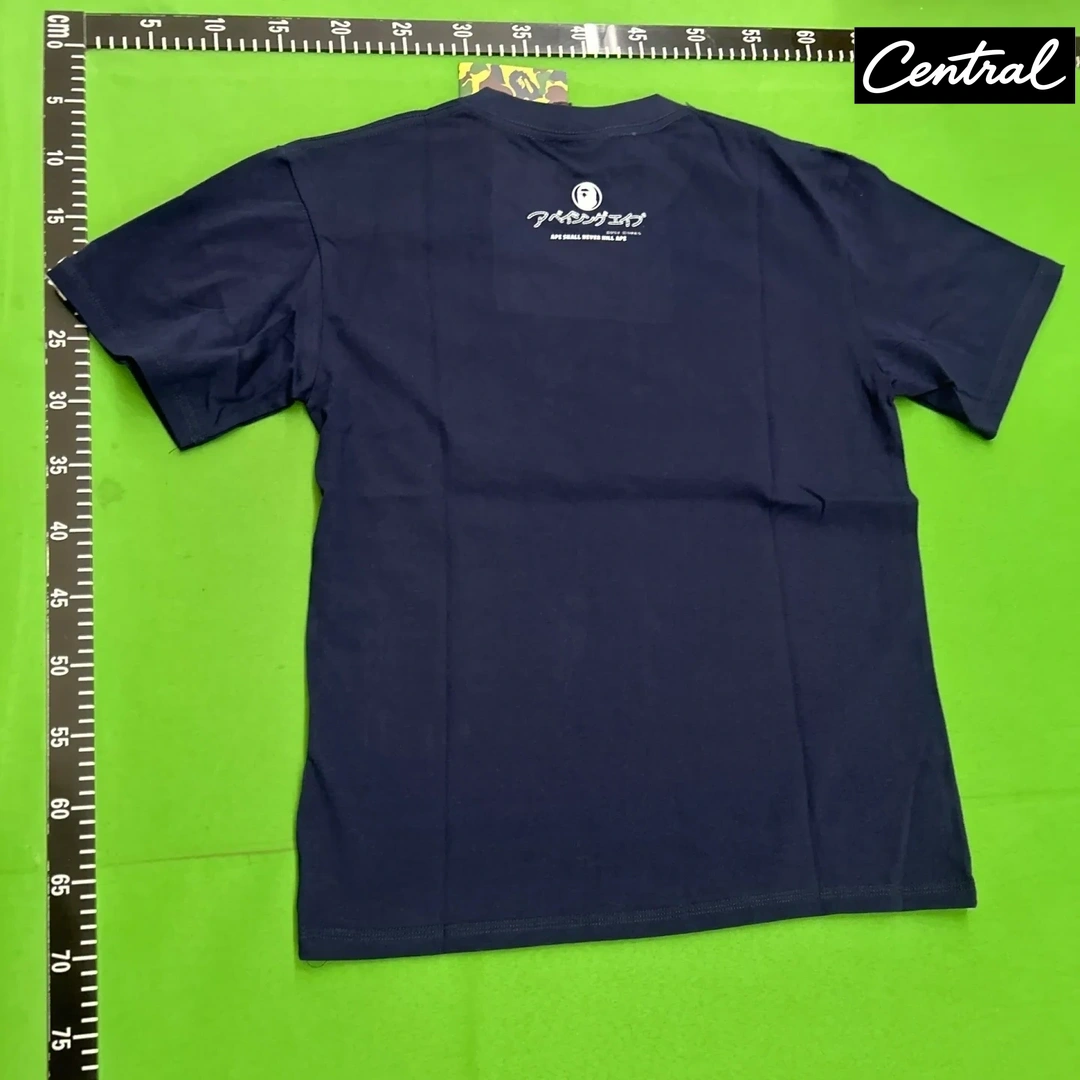 BAPE Ape Head Bapesta Indigo Tee - Navy Blue