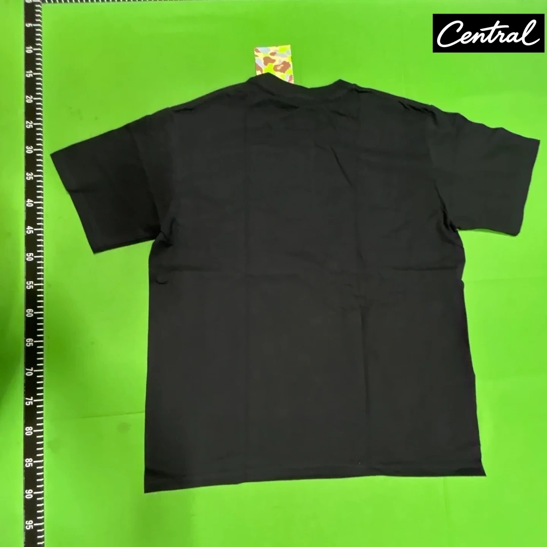 BAPE Flame Ape Head Tee - black