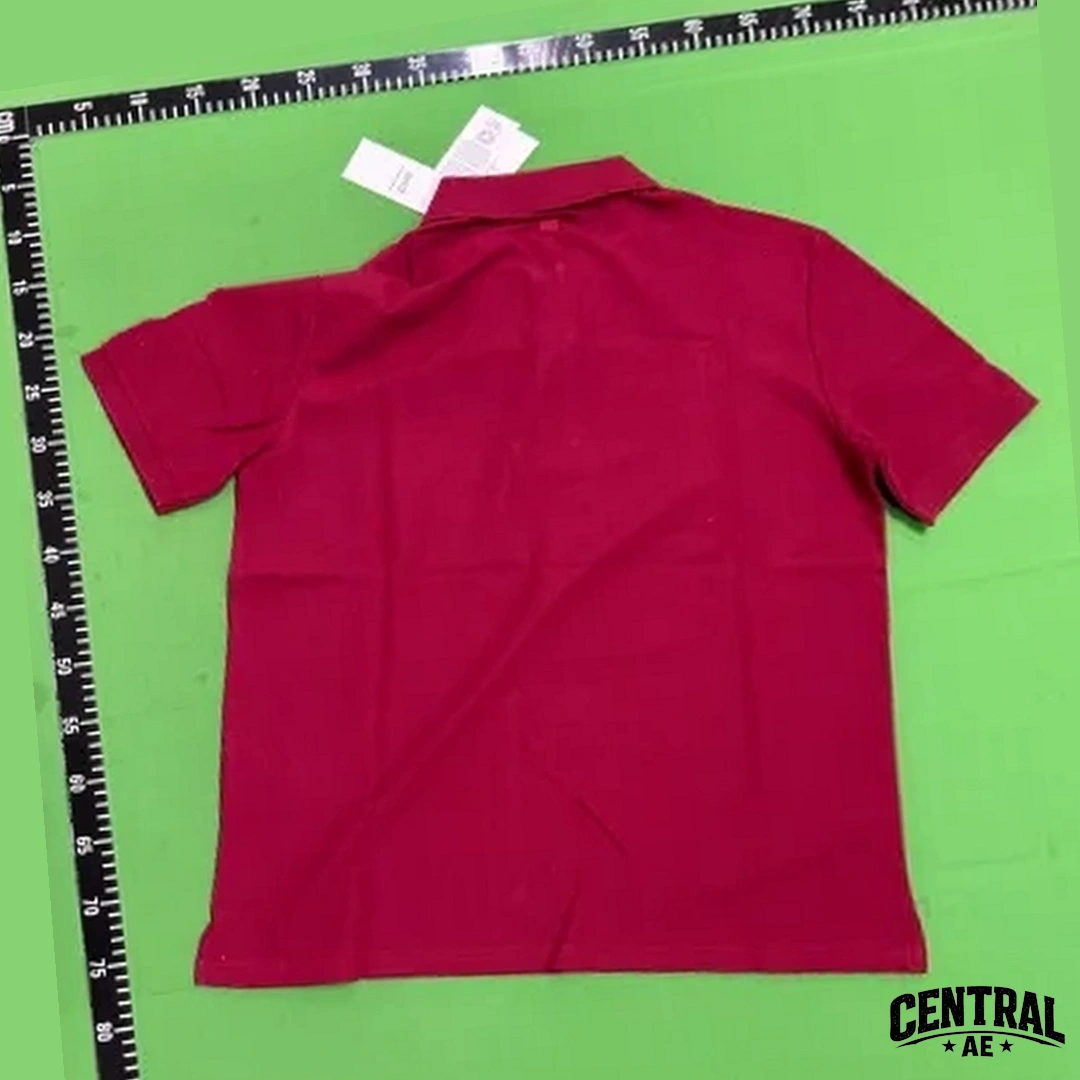 Ami Paris De Coeur Embroidered Polo Shirt - Anchor Red