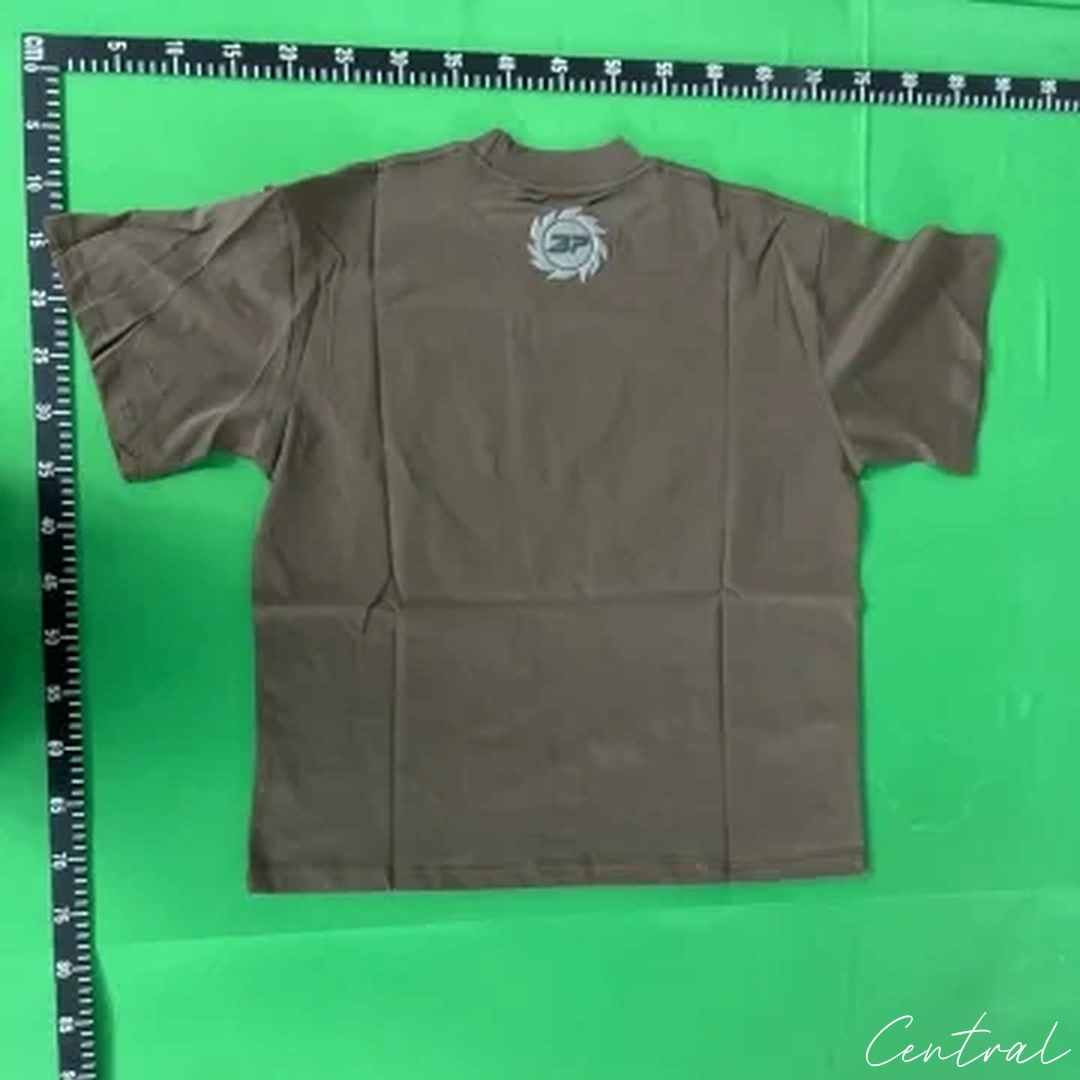 Broken Planet space trails T-Shirt - Brown