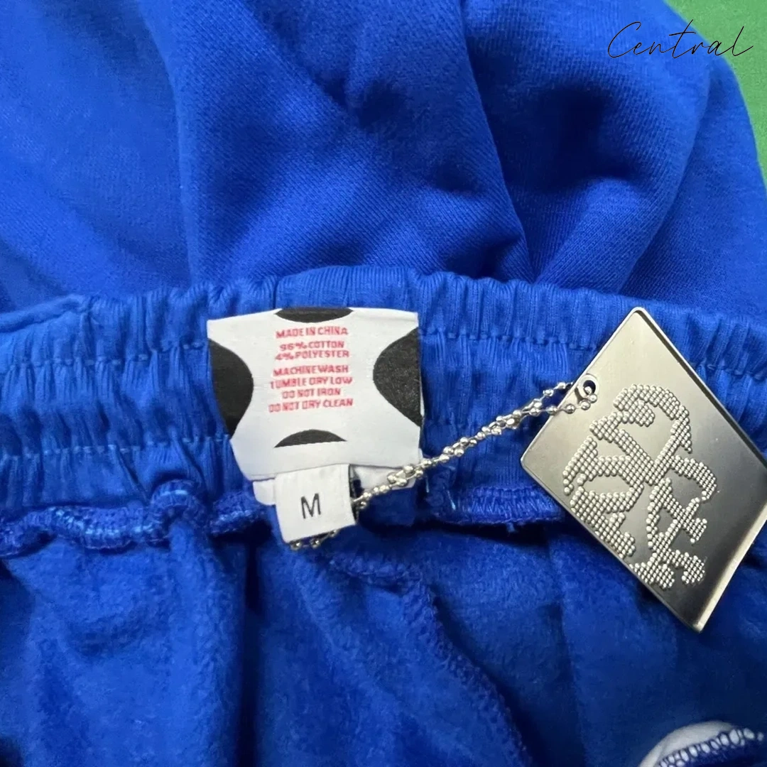 Mertra SweatPants - trousers color blue and white