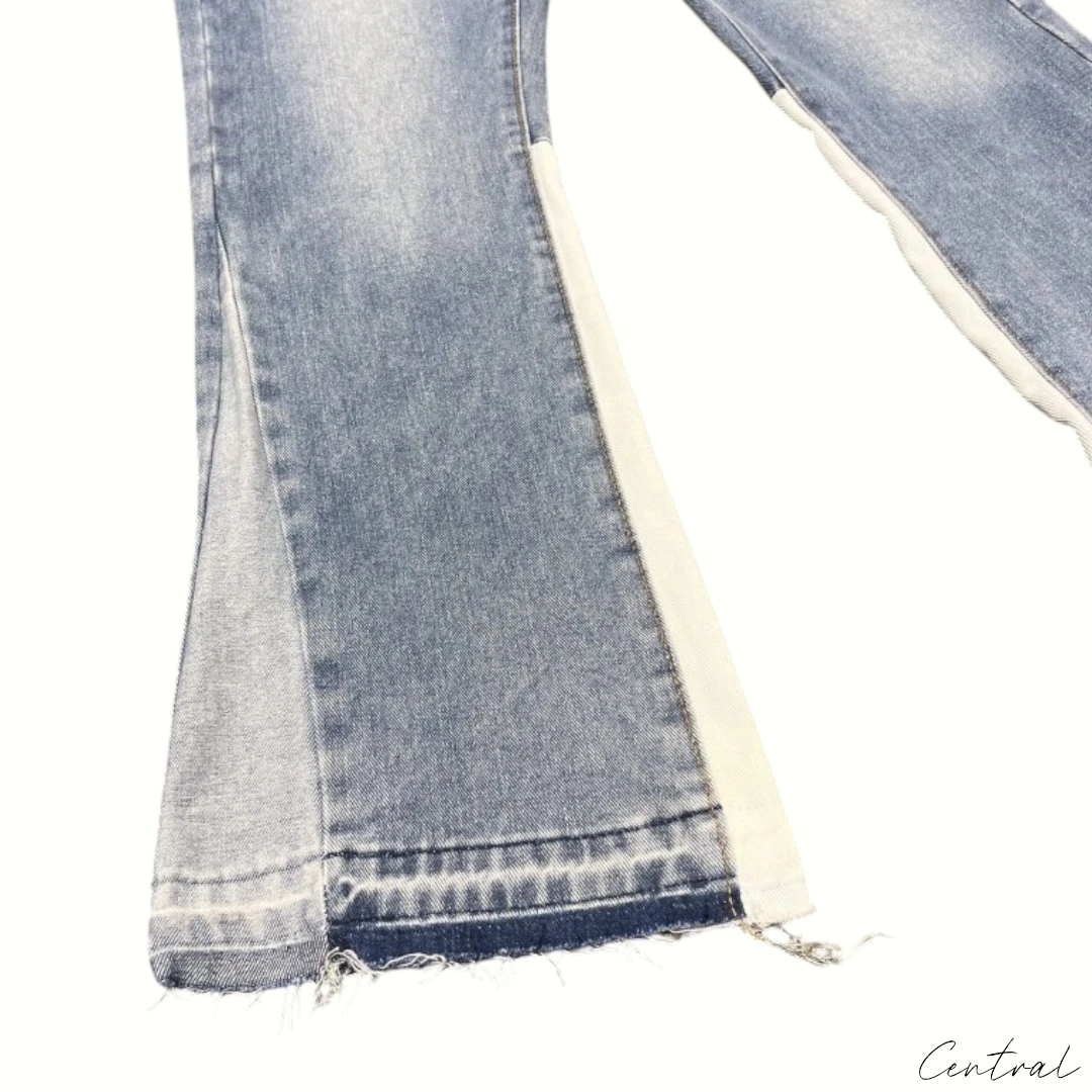 Gallery Dept. Split Flare Denim Jeans – Light Blue