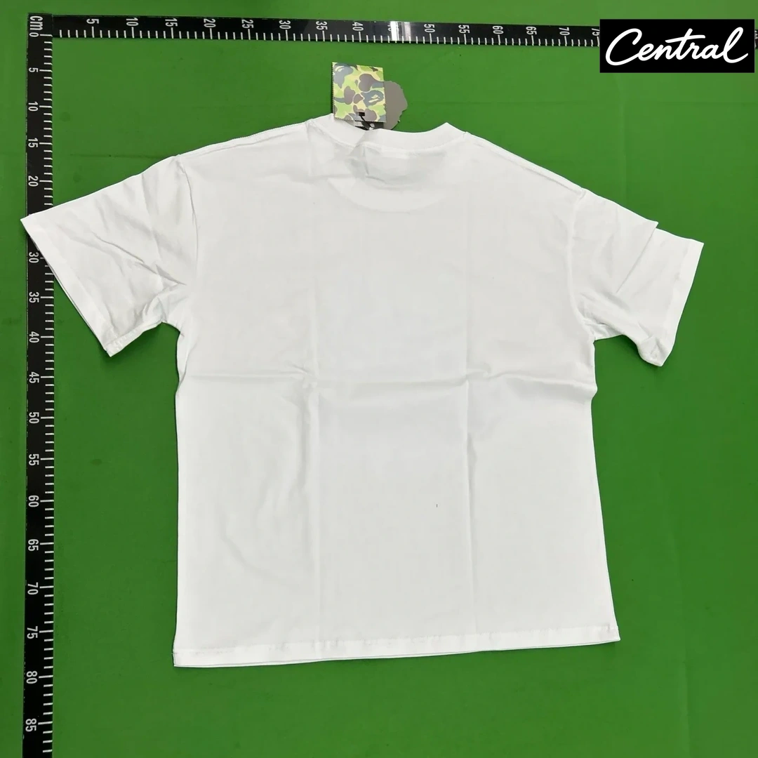 BAPE ABC CAMO BY BATHING TEE - white blue