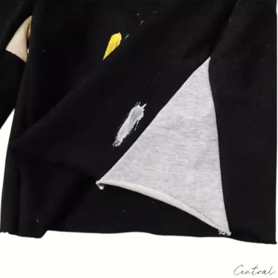 Gallery Dept. Paint Splatter Sweat Shorts - Black