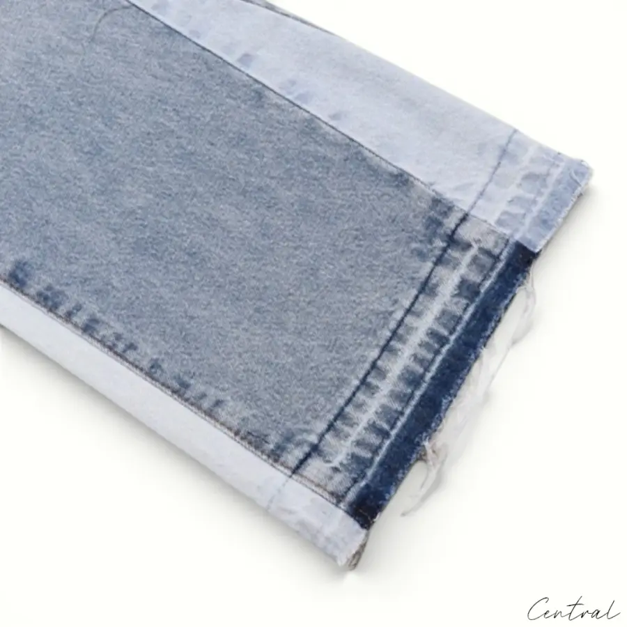 Gallery Dept. Flared Denim Jeans - Blue / Light Gray