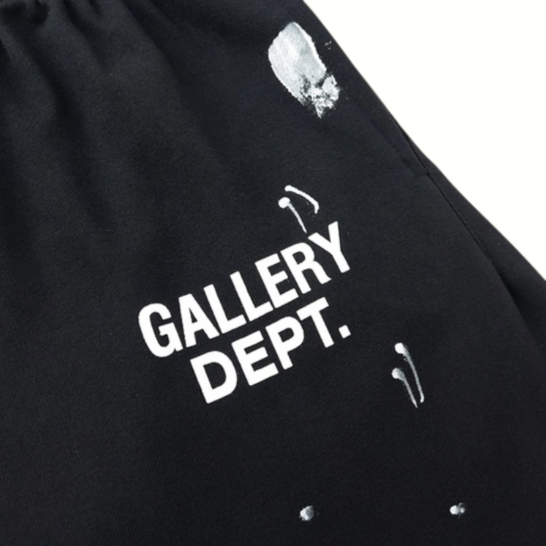 Gallery Dept. Painted Flare Sweat Pants - Black