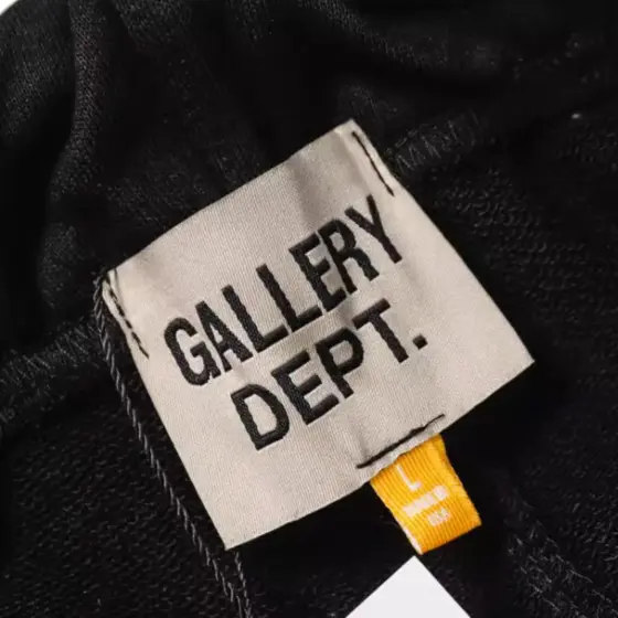 Gallery Dept. Paint Splatter Sweat Shorts - Black
