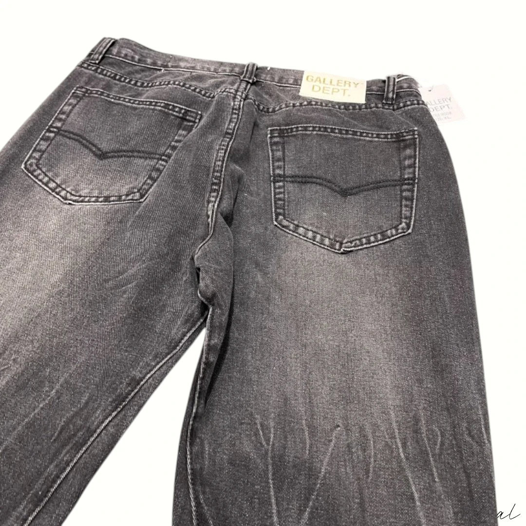 Gallery Dept. Split Flare Denim Jeans – Black
