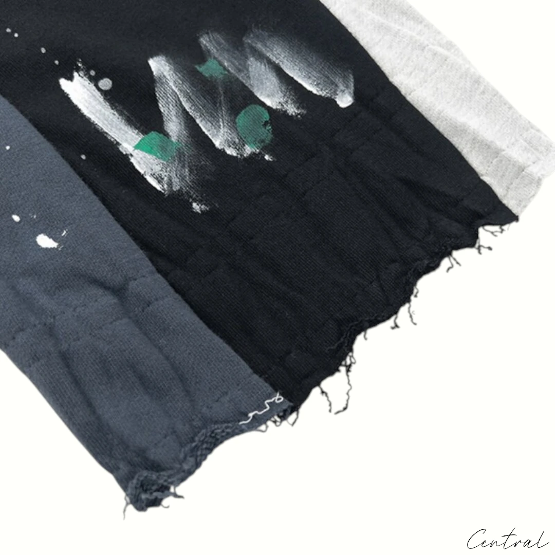 Gallery Dept. Painted Flare Sweat Pants - Black