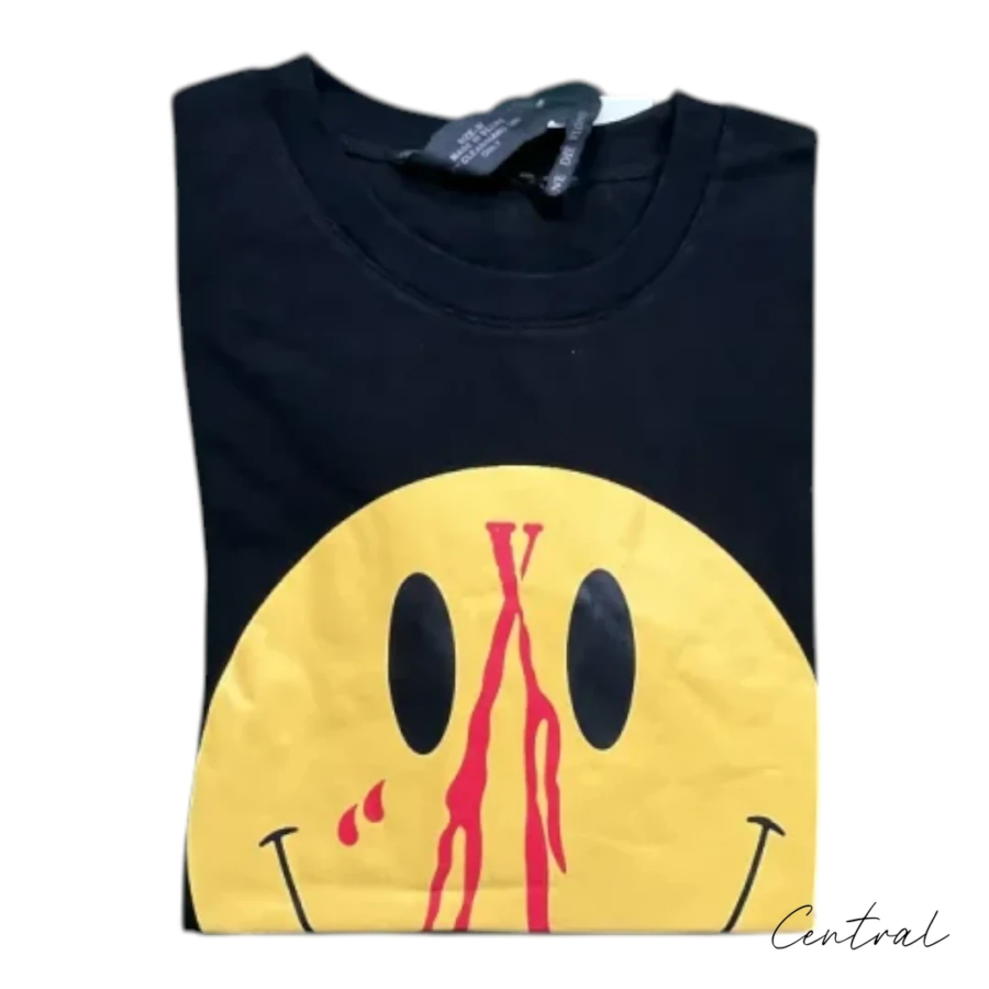 VLONE Smiley V T-Shirt - Black