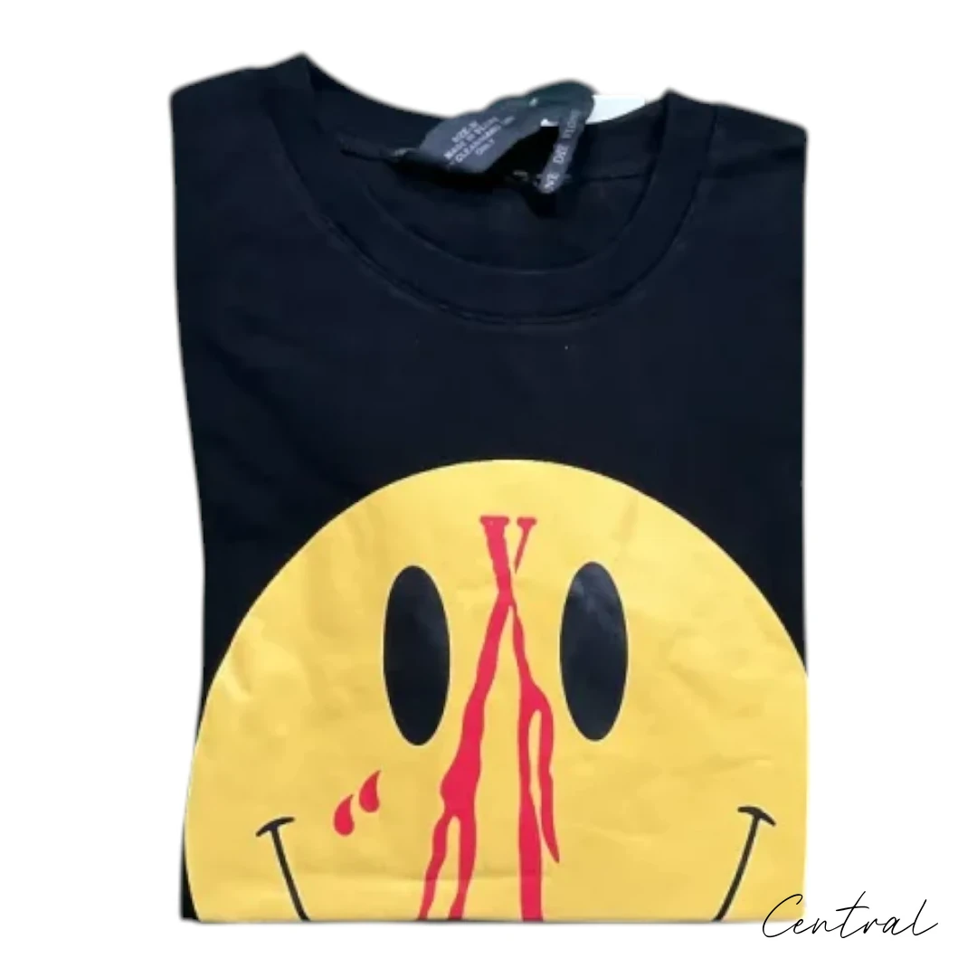 VLONE Smiley V T-Shirt - Black