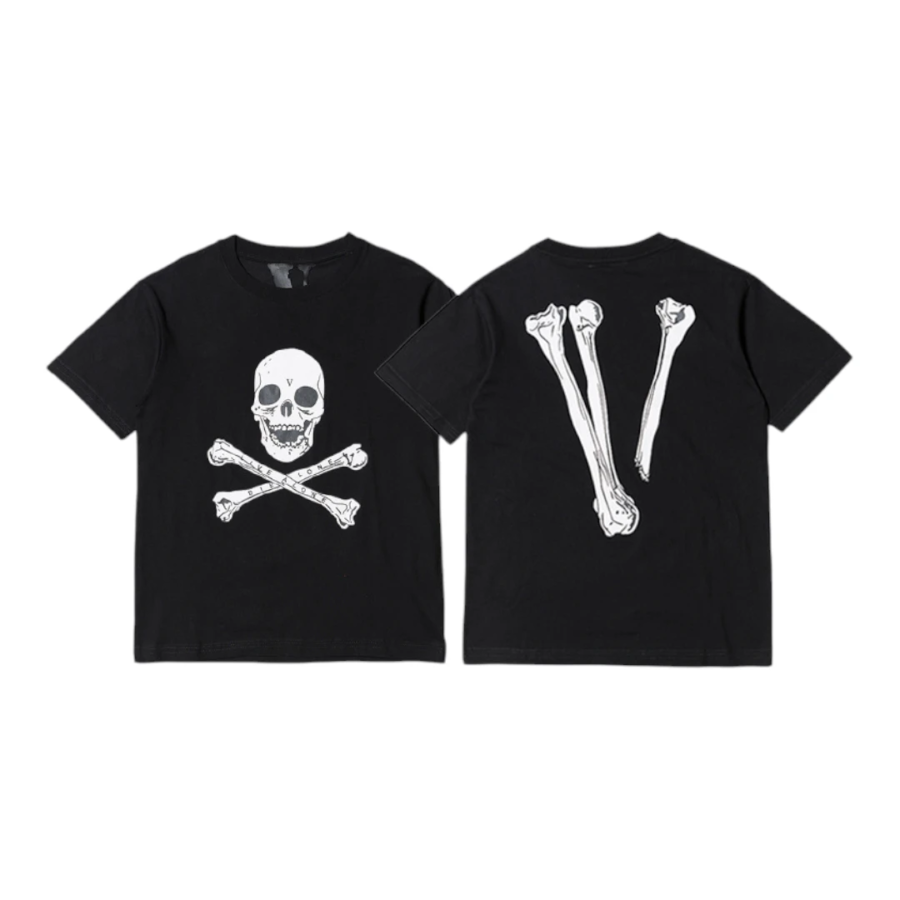 VLONE Skull and Crossbones T-Shirt - Black
