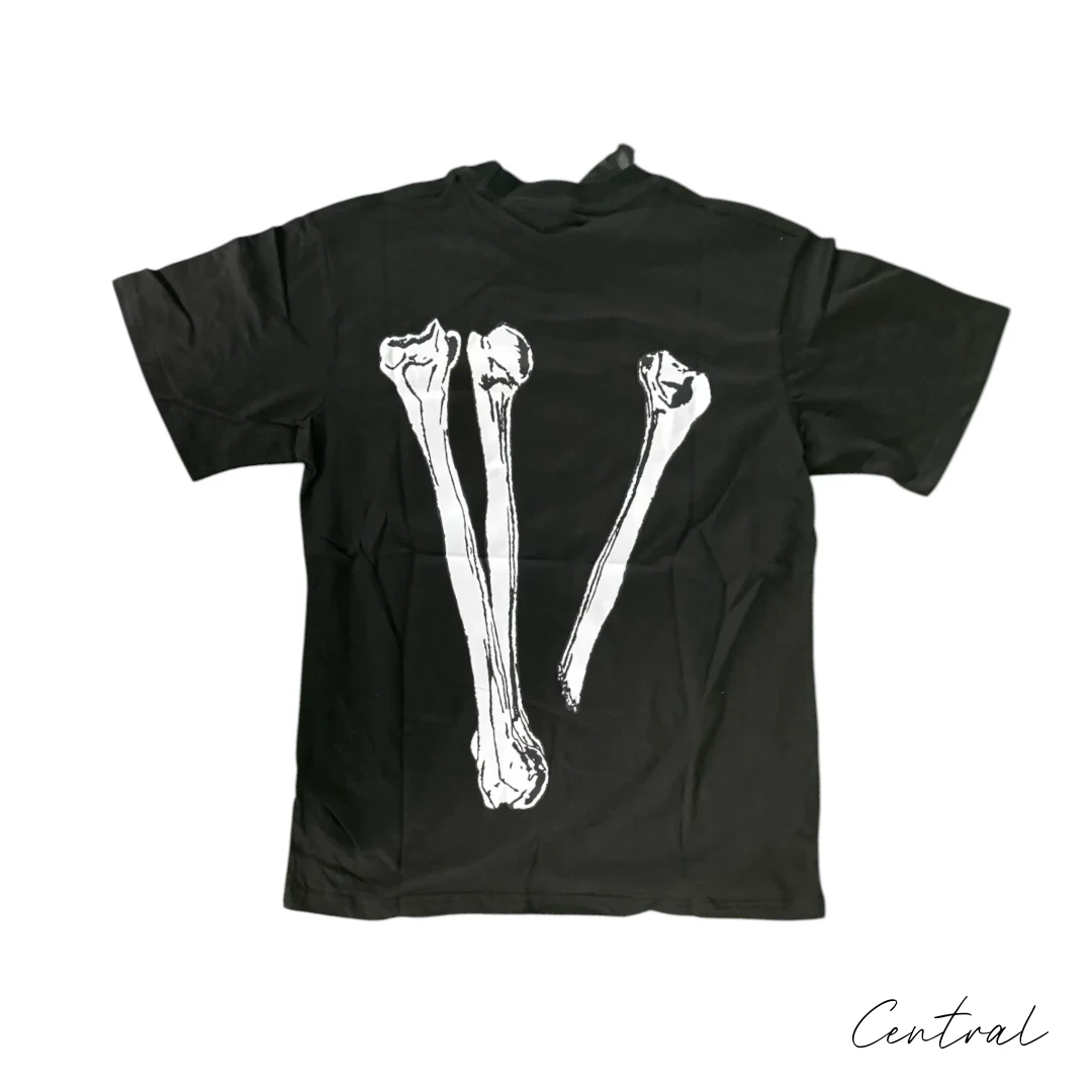 VLONE Skull and Crossbones T-Shirt - Black