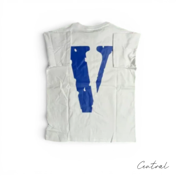 VLONE Friends Blue V T-Shirt - White