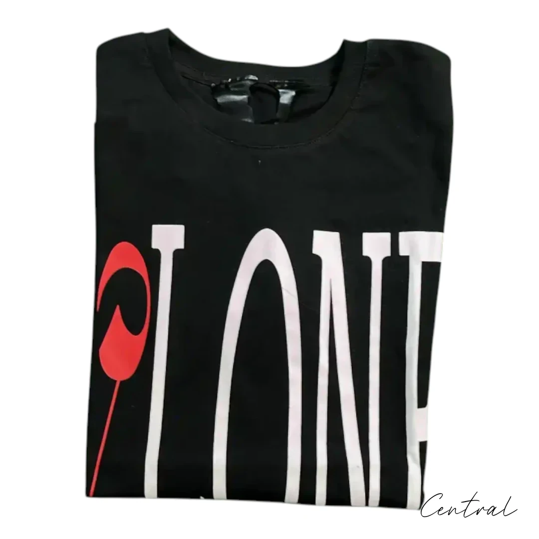 VLONE Palm Angels Flame V T-Shirt - Black
