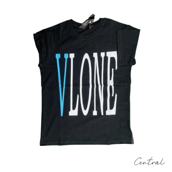 VLONE Blue V Dot T-Shirt - Black