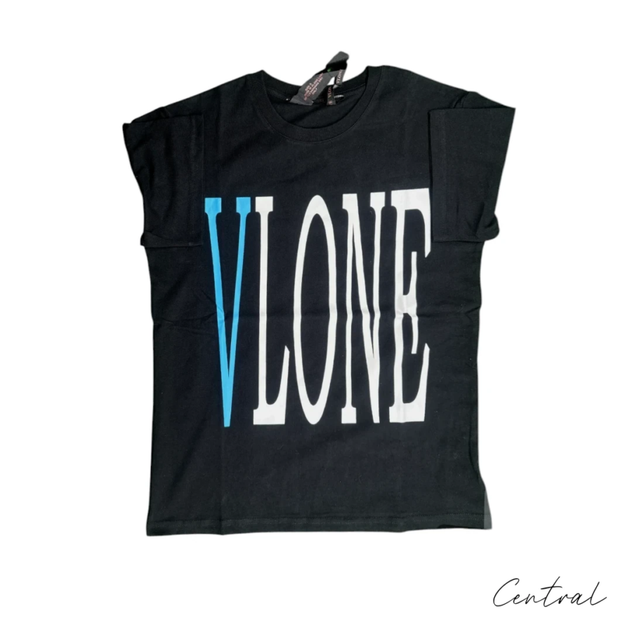 VLONE Blue V Dot T-Shirt - Black