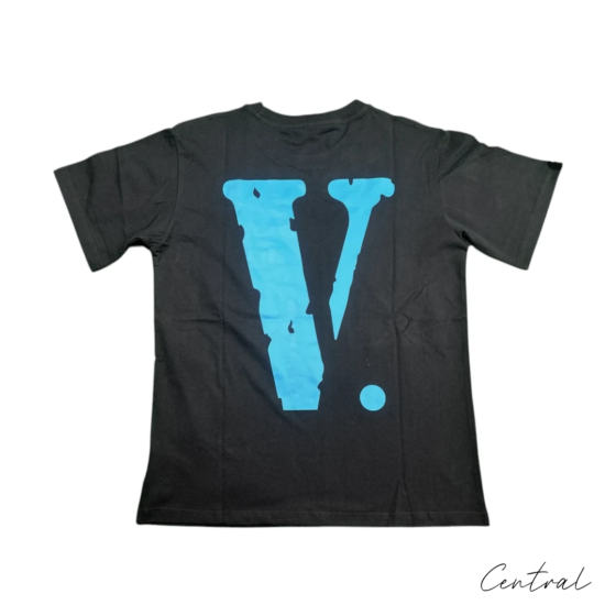 VLONE Blue V Dot T-Shirt - Black