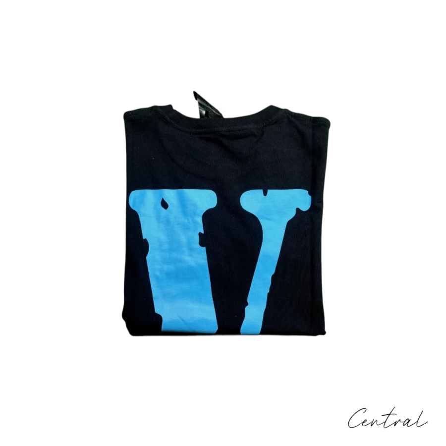 VLONE Blue V Dot T-Shirt - Black