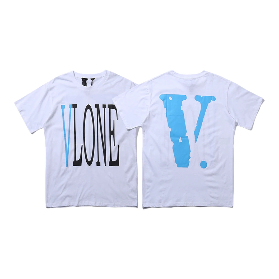 VLONE Blue V Dot T-Shirt - White