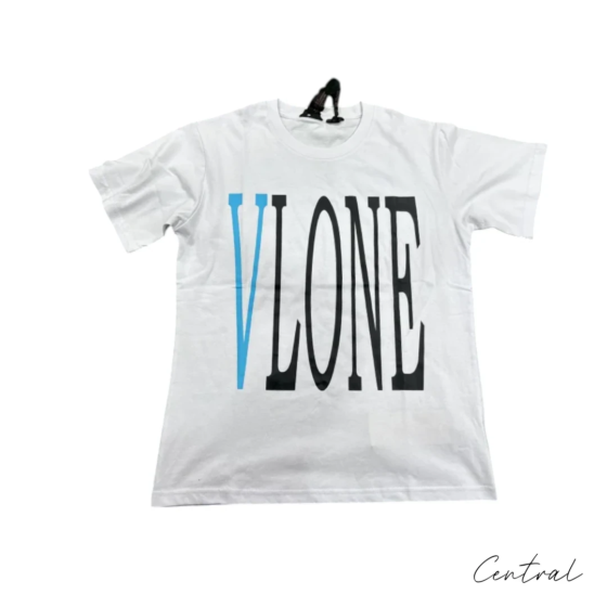 VLONE Blue V Dot T-Shirt - White