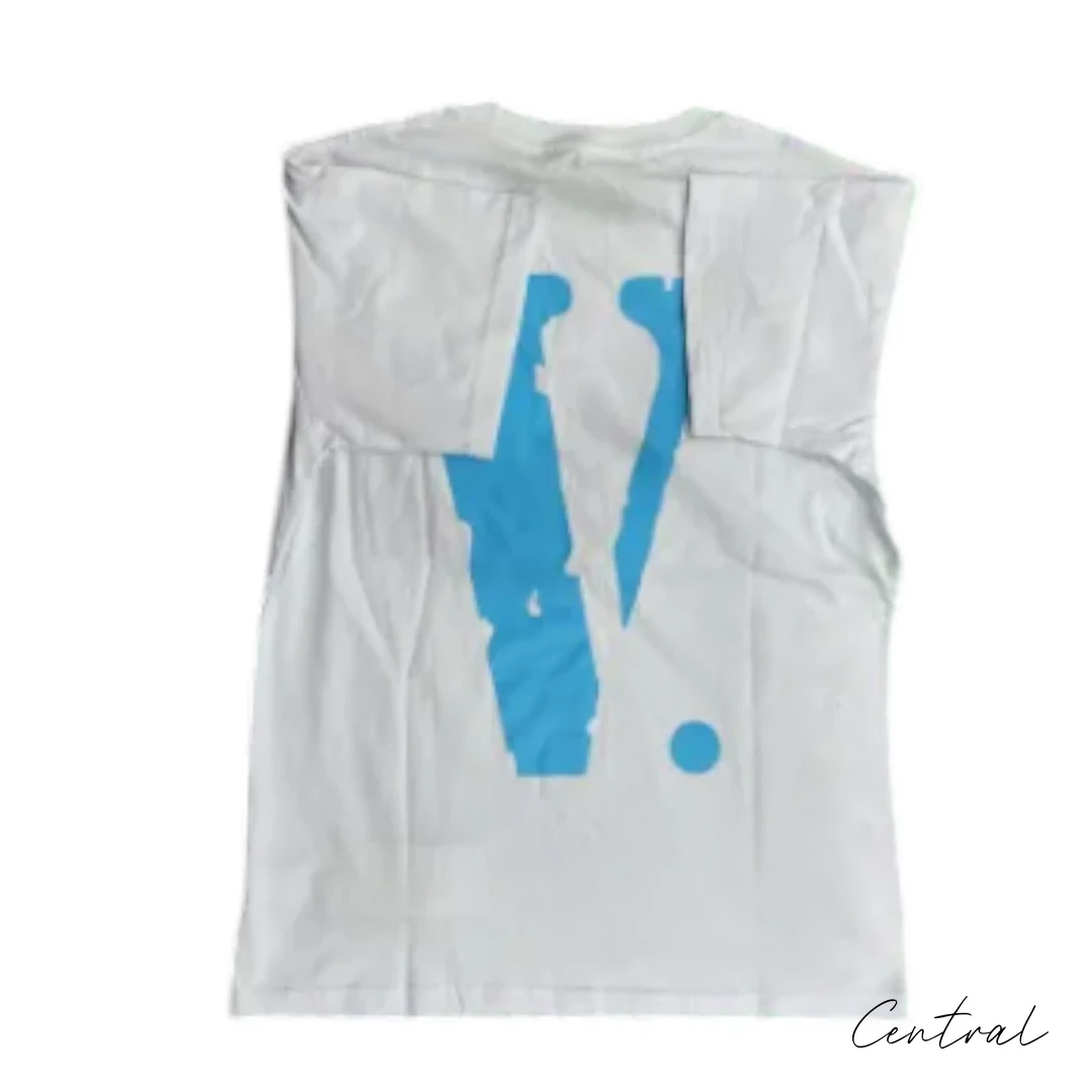 VLONE Blue V Dot T-Shirt - White