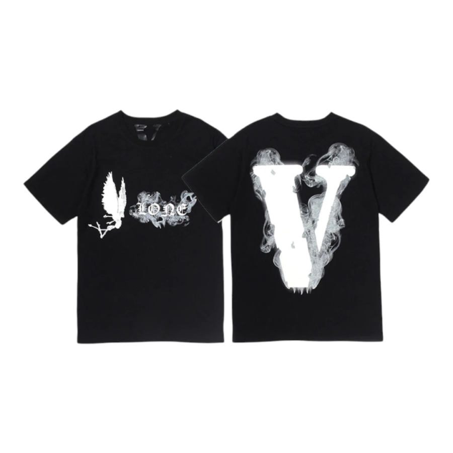 VLONE Forest Skull Graphic T-Shirt - Black