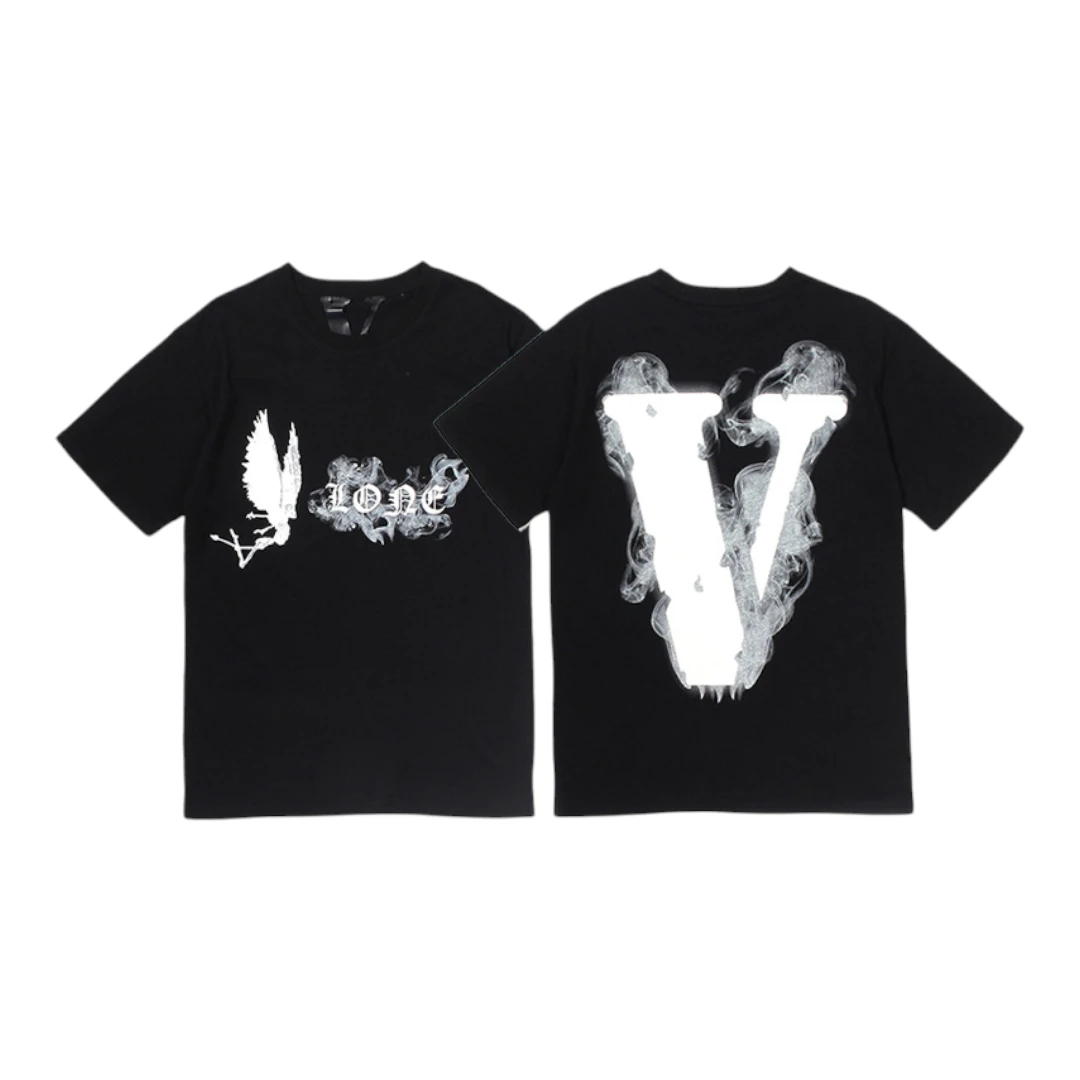VLONE Forest Skull Graphic T-Shirt - Black