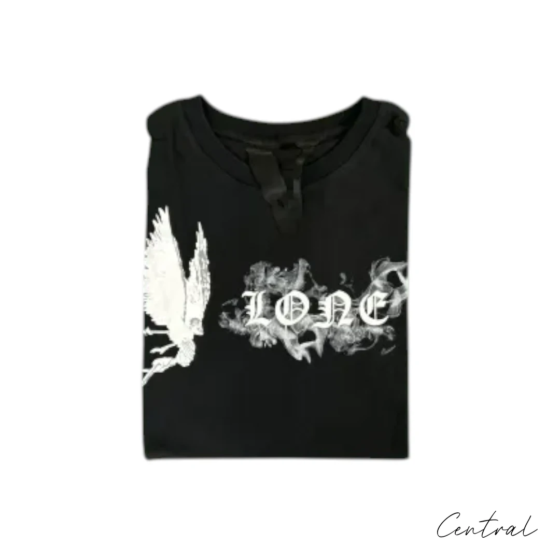 VLONE Forest Skull Graphic T-Shirt - Black