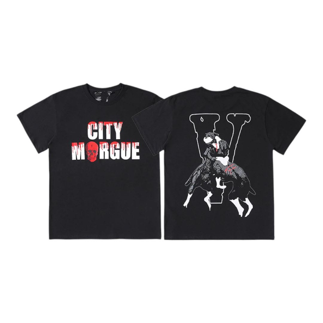 VLONE City Morgue Rider V T-Shirt - Black