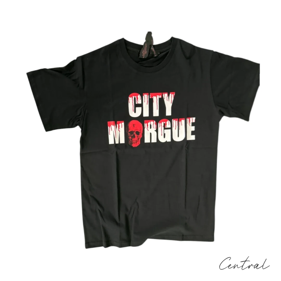 VLONE City Morgue Rider V T-Shirt - Black