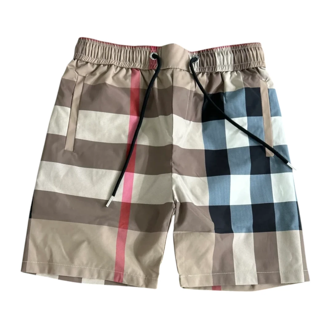 Burberry Beige House Check Swim Shorts