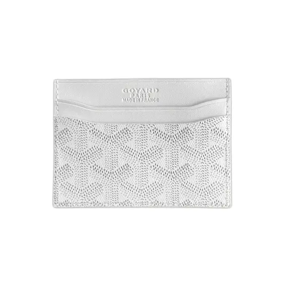 Goyard Card holder White