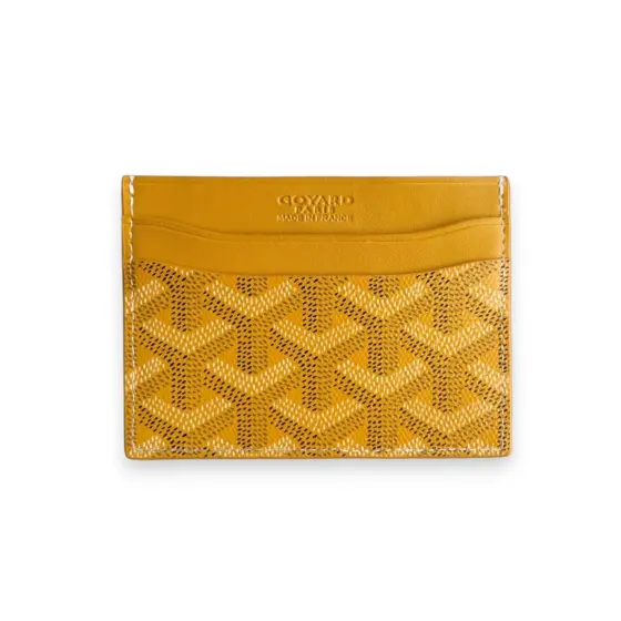 Goyard Card holder Yellow