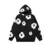 DENIM TEARS THE COTTON WREATH HOODIE BLACK