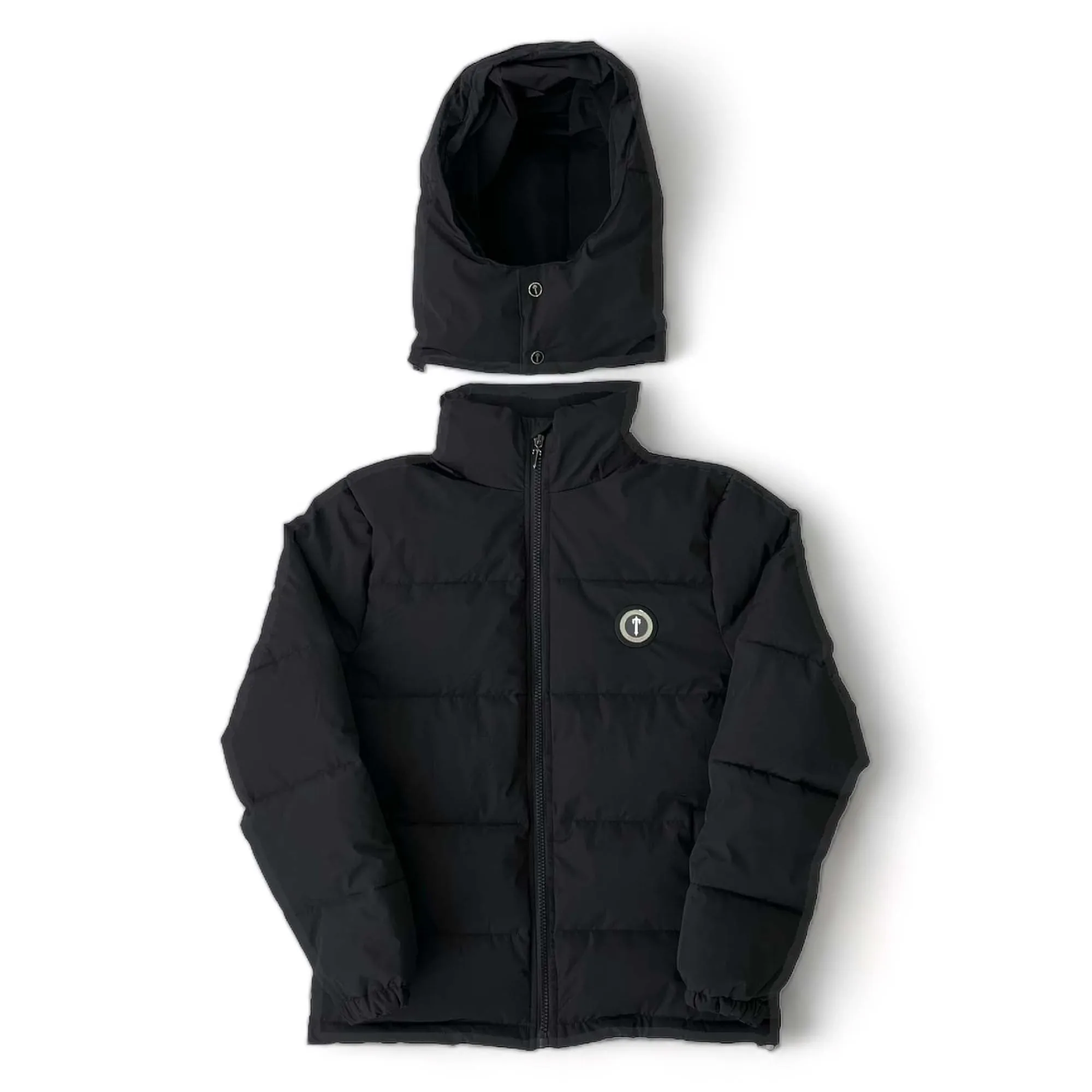 Trapstar Irongate Detachable Hooded Puffer Jacket 'Black'