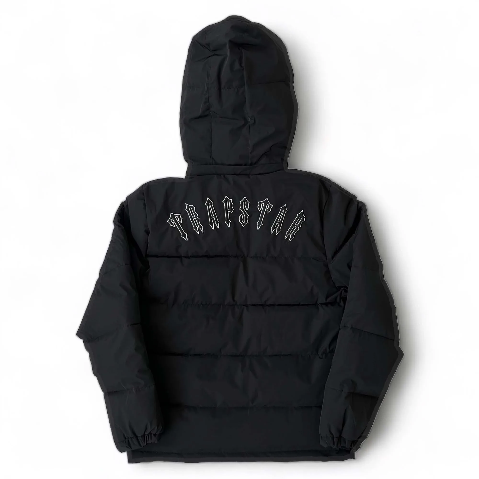Trapstar Irongate Detachable Hooded Puffer Jacket 'Black'