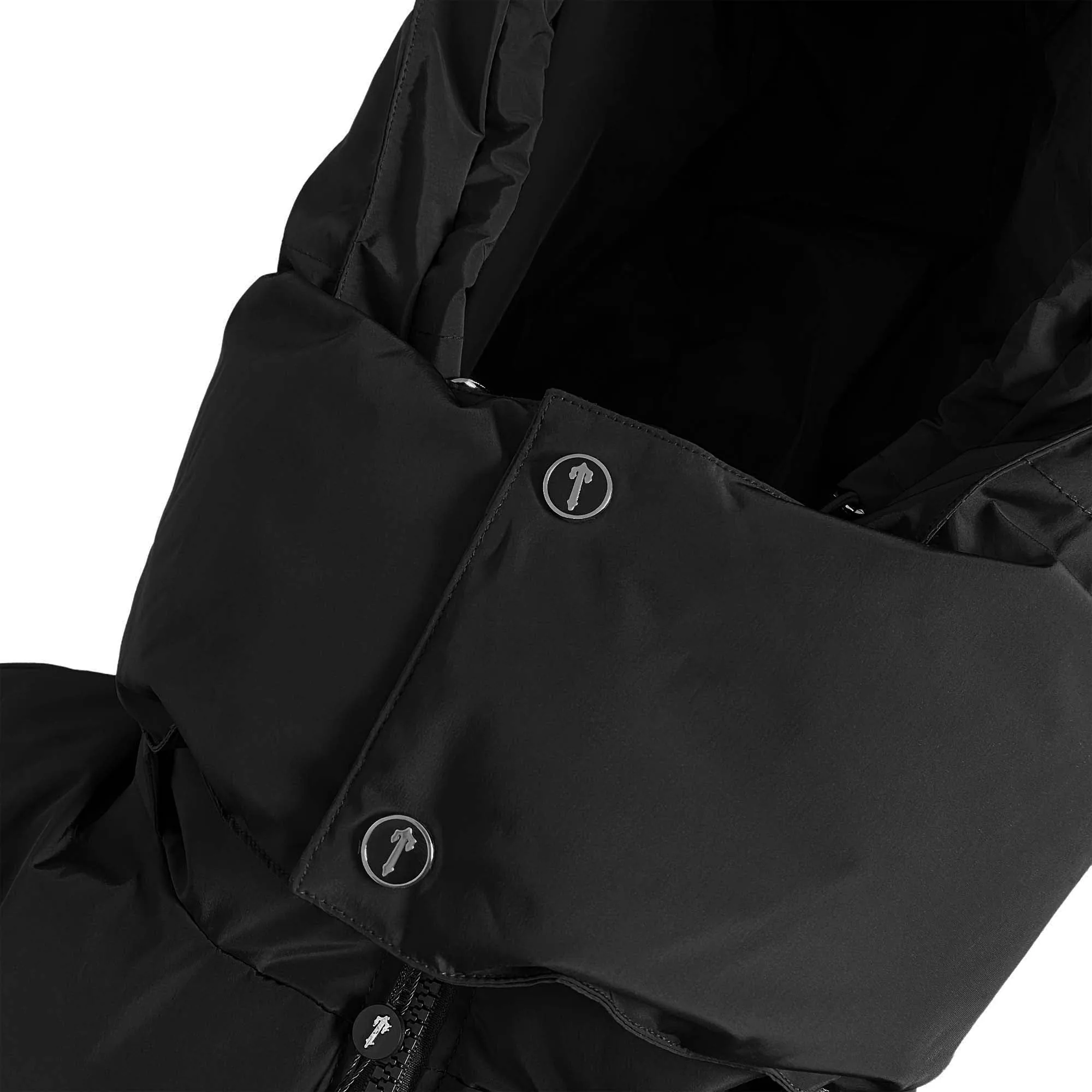 Trapstar Irongate Detachable Hooded Puffer Jacket 'Black'