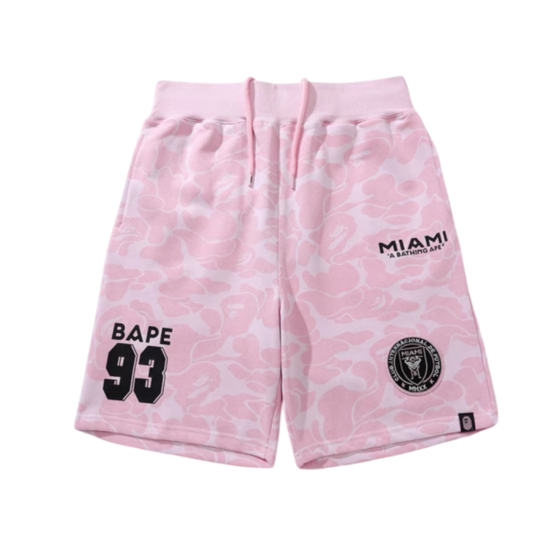BAPE x Inter Miami Camo Shorts "Pink"
