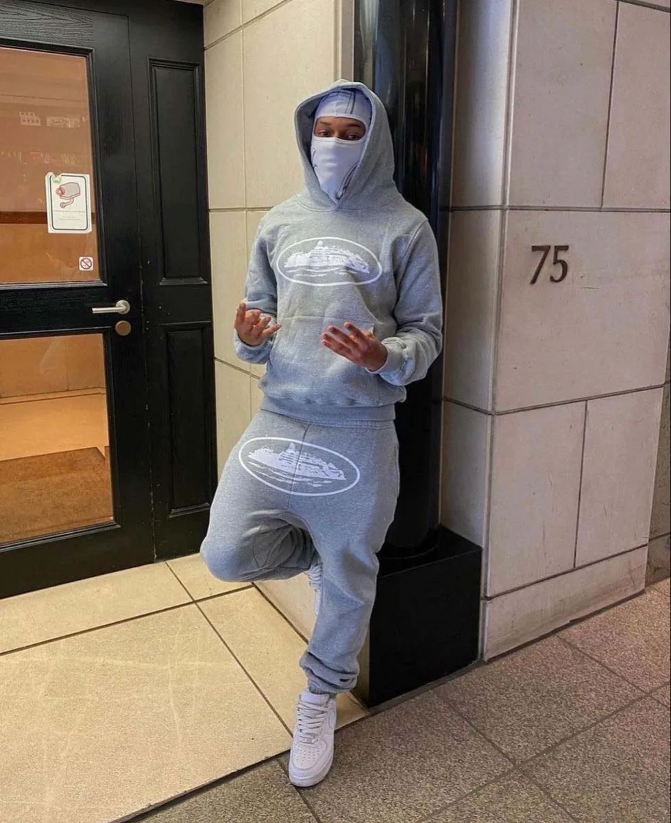 Corteiz Alcatraz SweatPants Gray