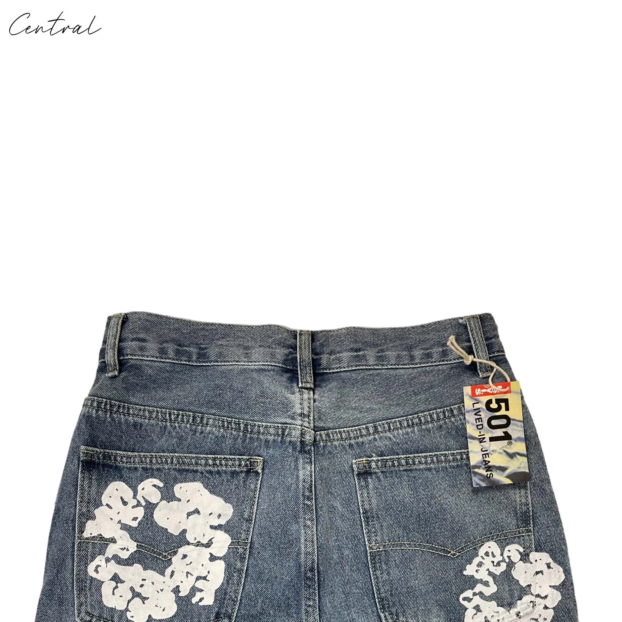 Denim Tears Levi's The Cotton Wreath Jean Light Wash