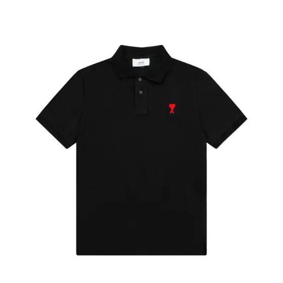 Ami Paris ADC Embroidered Polo Shirt