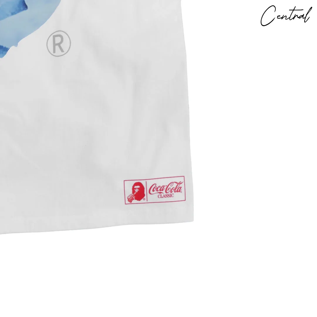 BAPE x Coca-Cola Photo Ape Head T-shirt White