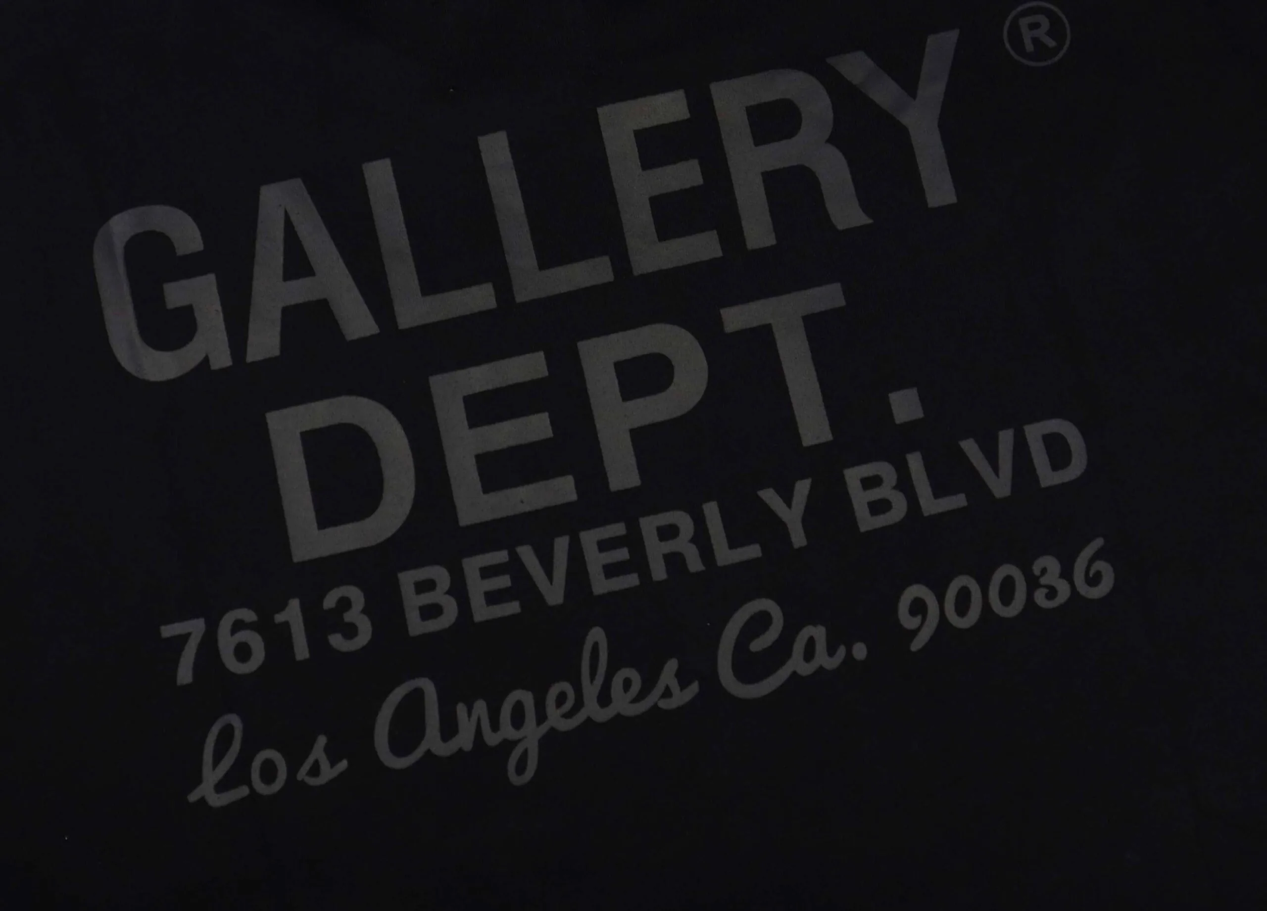 Gallery Dept Los Angels T Shirt black