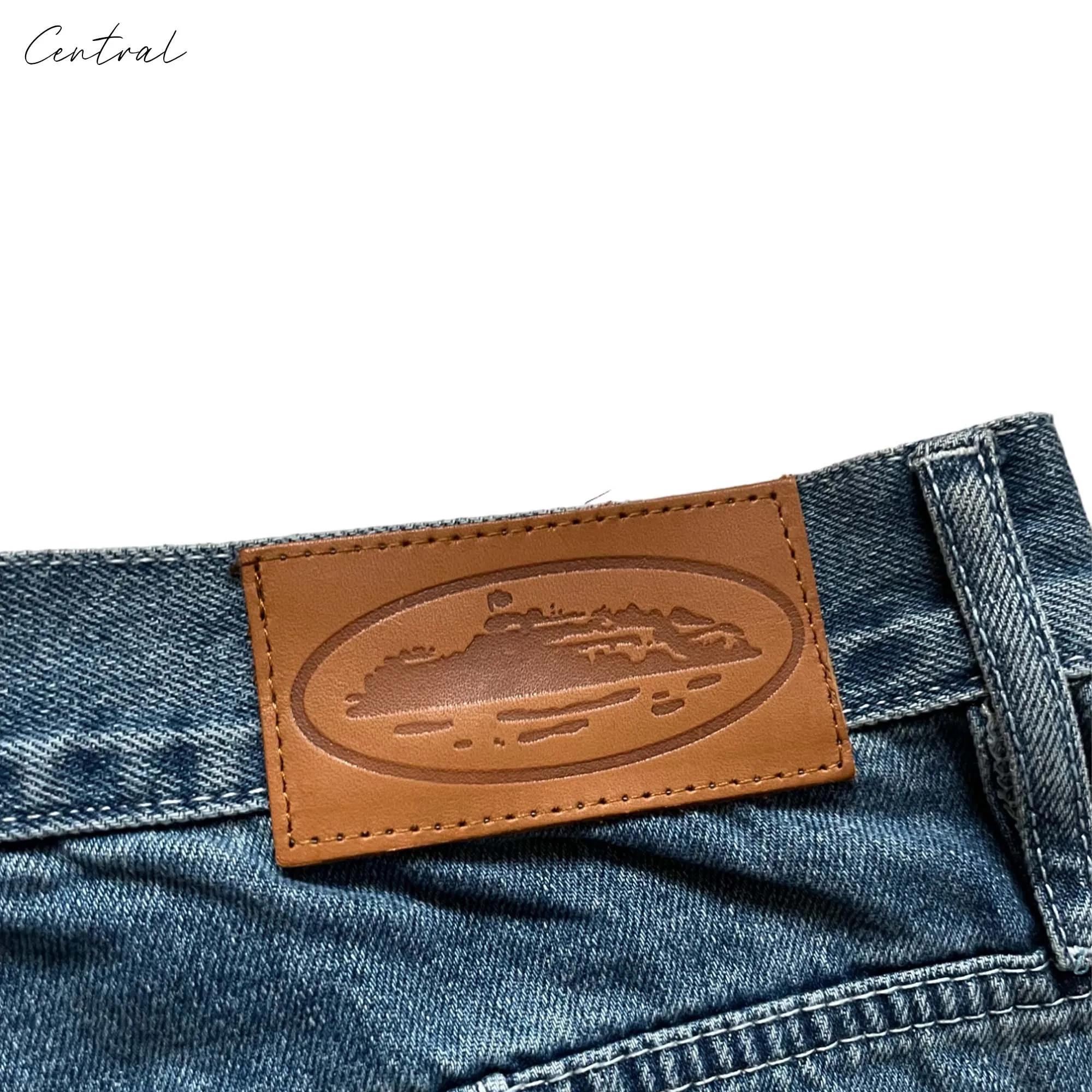 Corteiz C-Star Denim Shorts